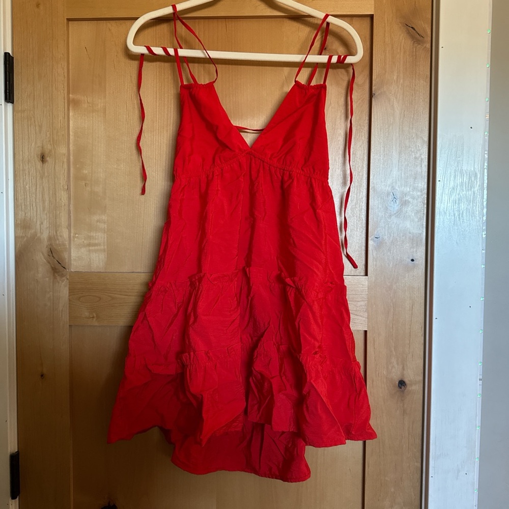 Red Strappy Dress